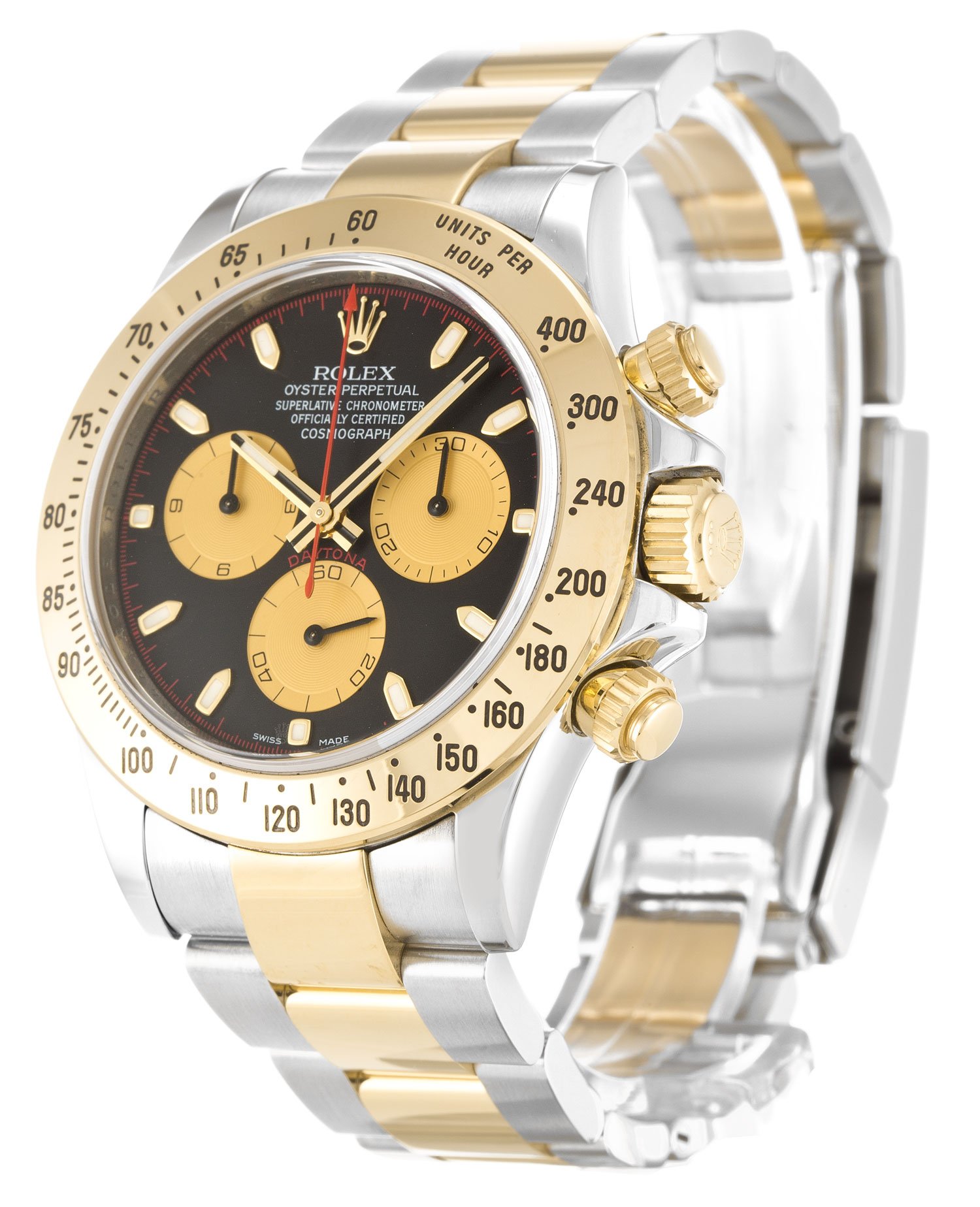 Daytona 116523 Replica 40mm — Zifferblatt-Nahaufnahme