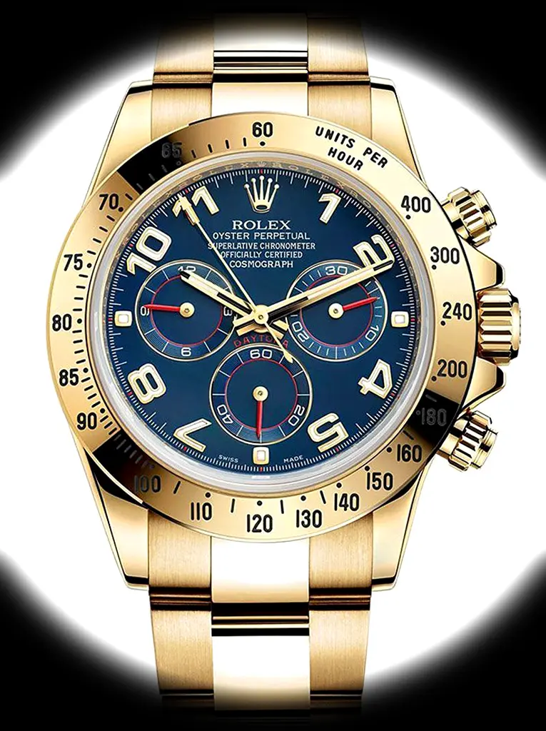 Rolex Cosmograph Daytona 116528 Blau Zifferblatt 40mm