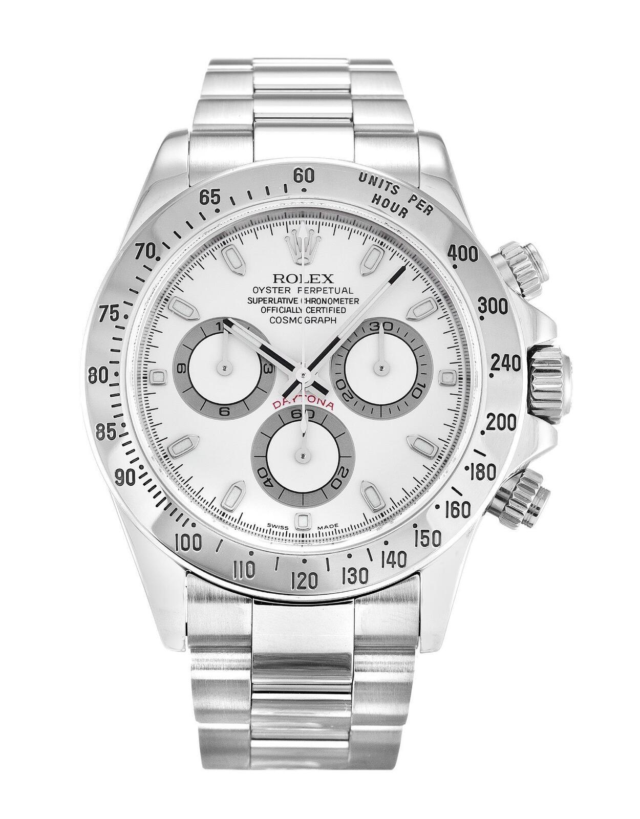 Rolex Cosmograph Daytona 116520 Weißes Zifferblatt 40mm