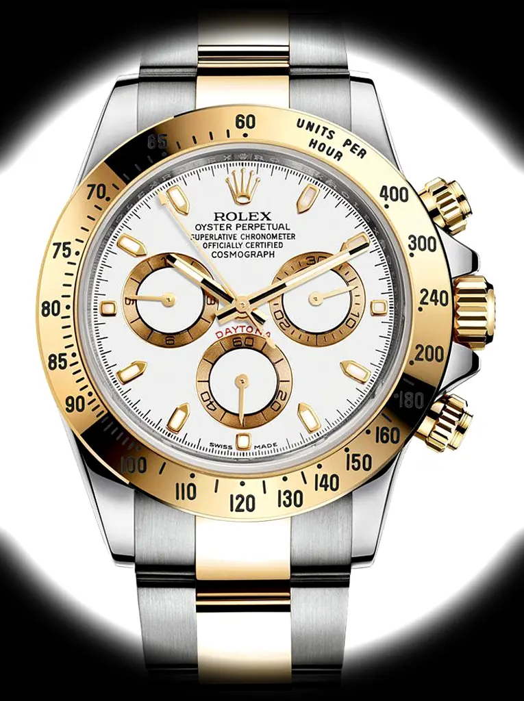 Rolex Cosmograph Daytona 116523 Weiß Zifferblatt 40mm