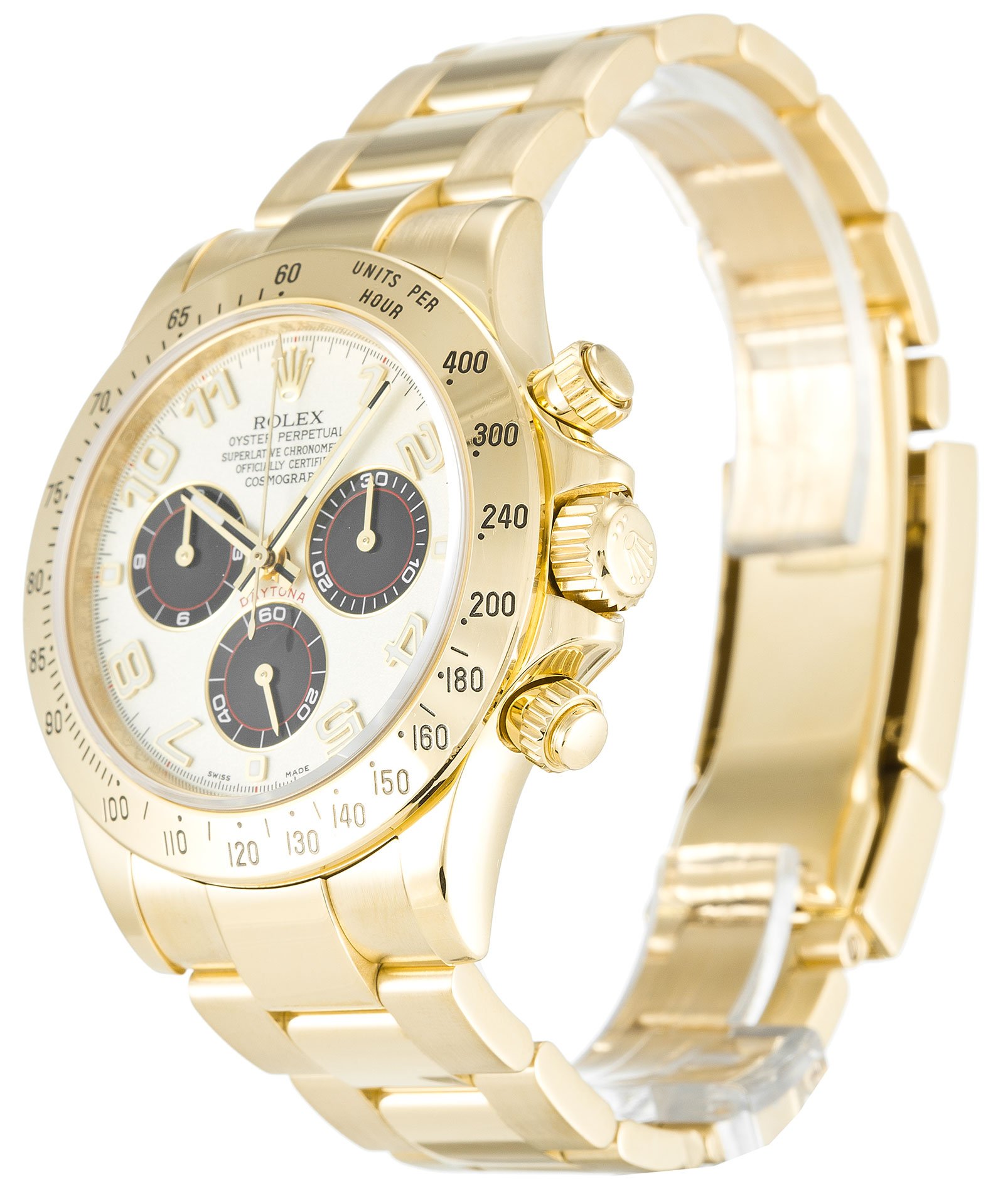 Rolex Daytona 116528 Replica 40mm — Zifferblatt-Nahaufnahme