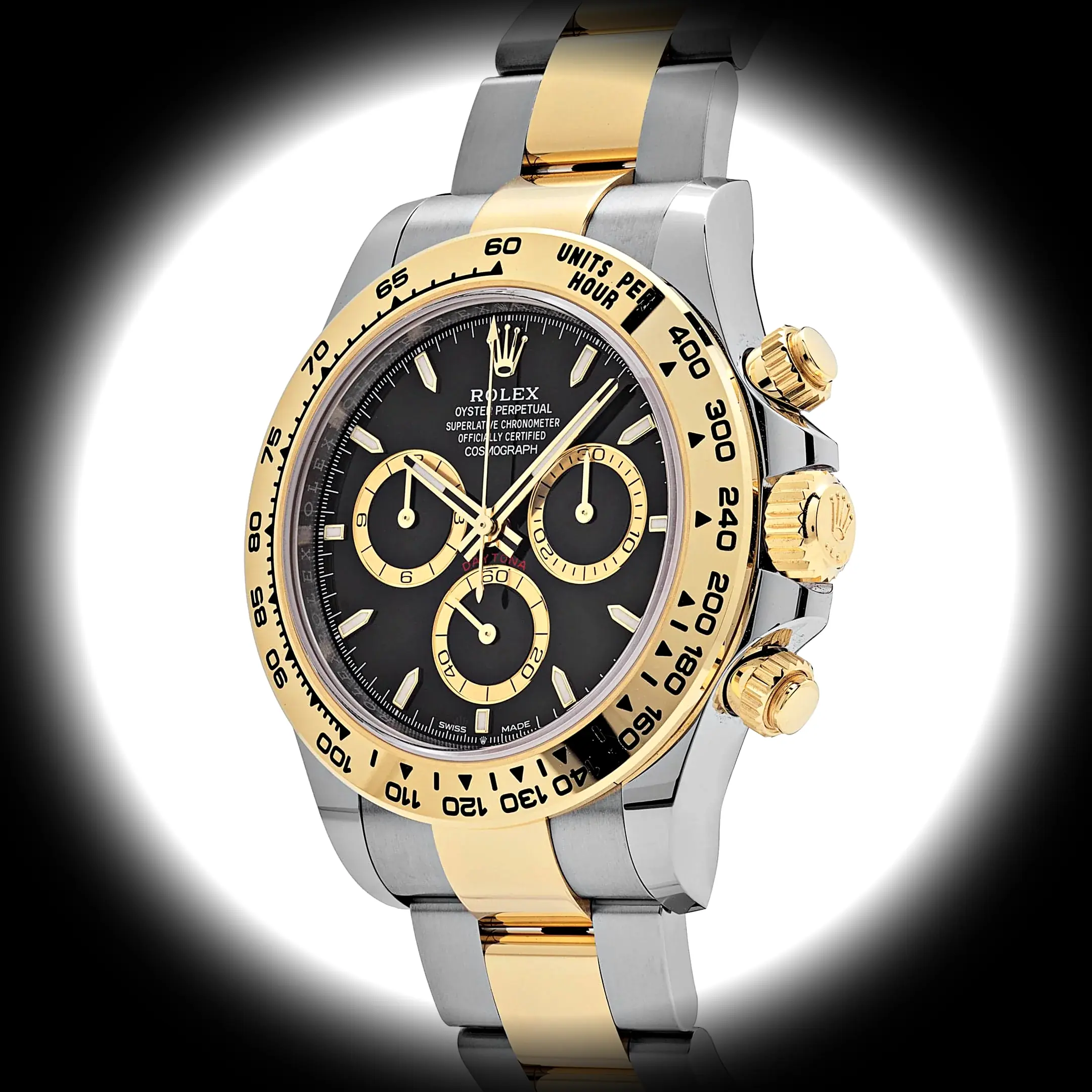 Daytona 126503 Super Clone 40mm — Zifferblatt-Nahaufnahme