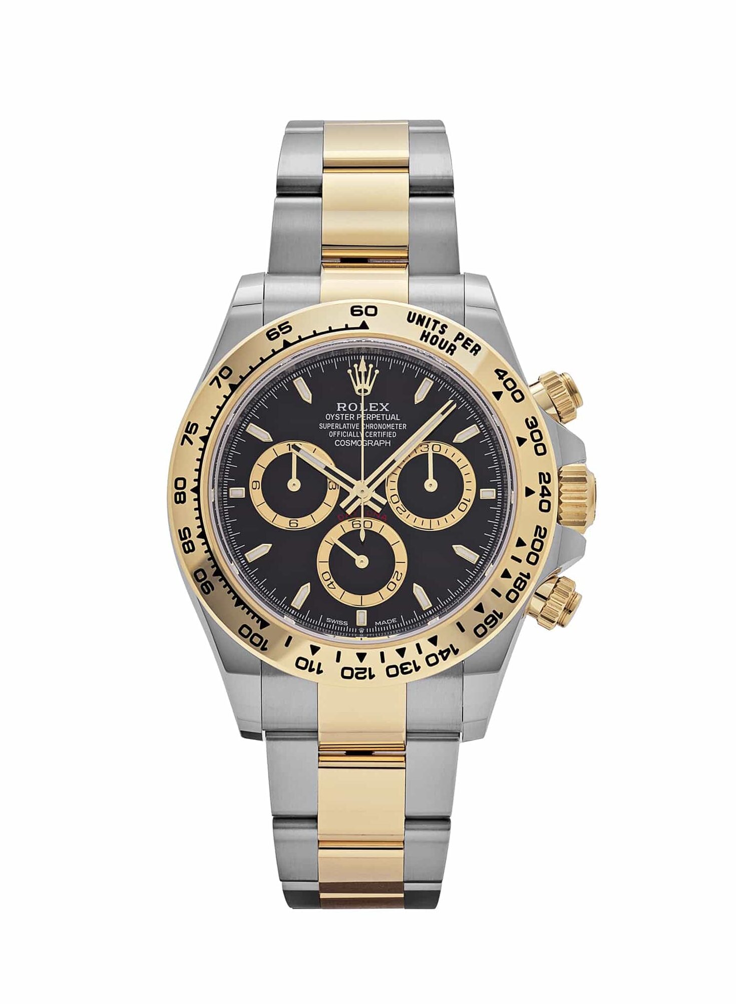 Rolex Daytona Schwarzes Zifferblatt 126503 Bicolor Stahl & Gold