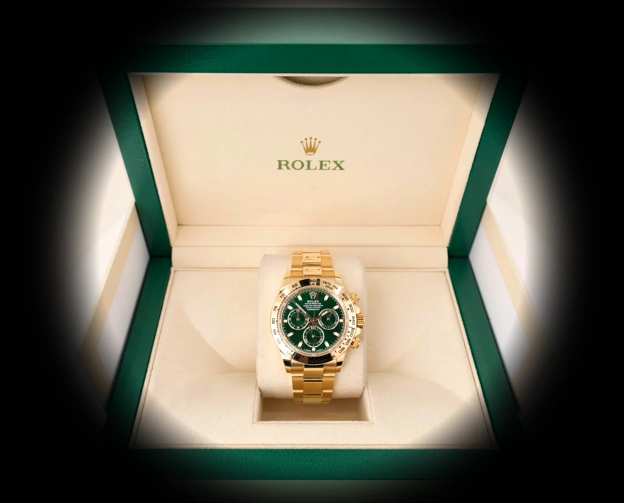 Rolex Daytona 116508 John Mayer Super Clone 40mm — Zifferblatt-Nahaufnahme