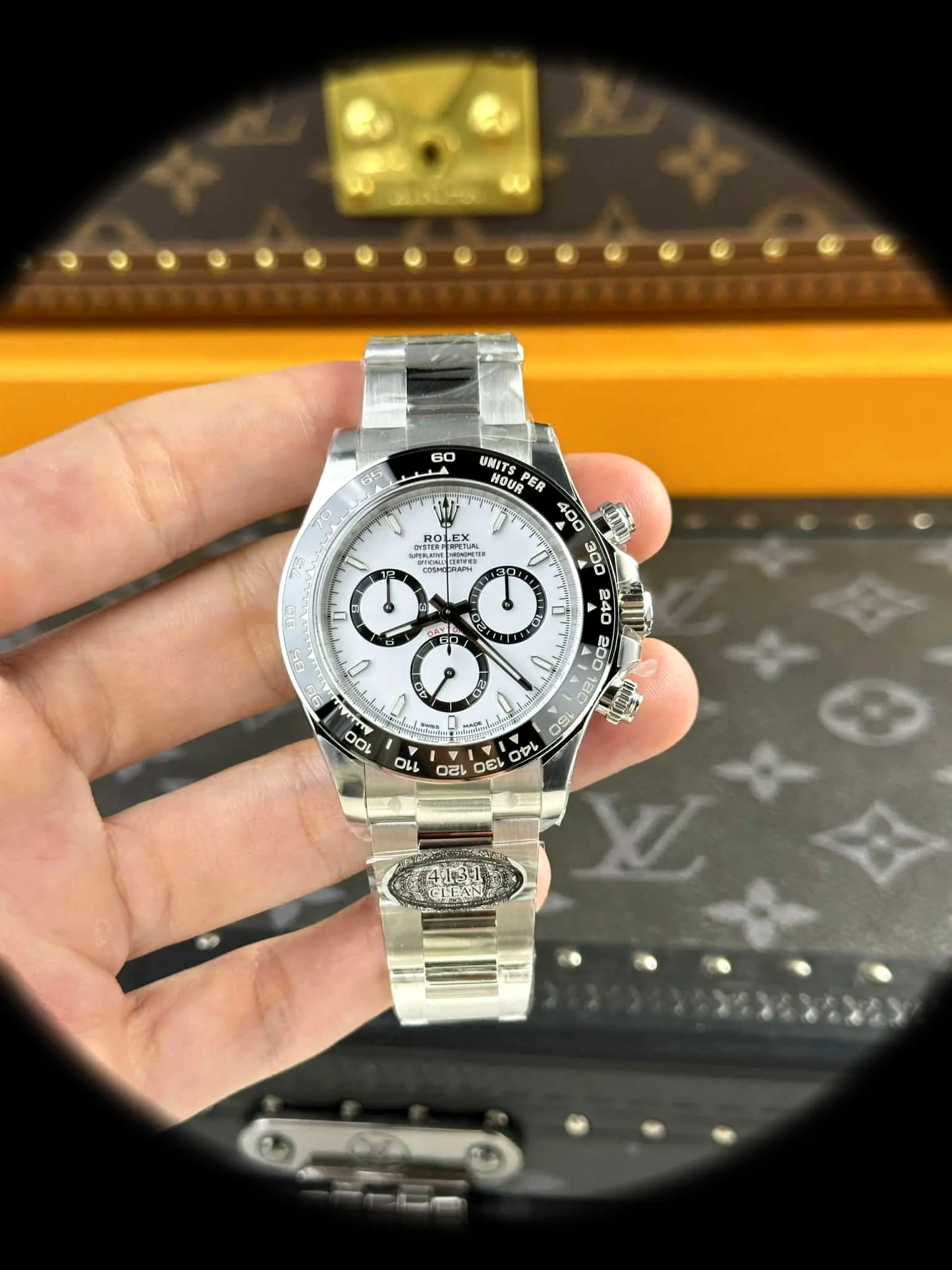 Daytona 126500LN Superclone 40mm — Gehäusebodendetail