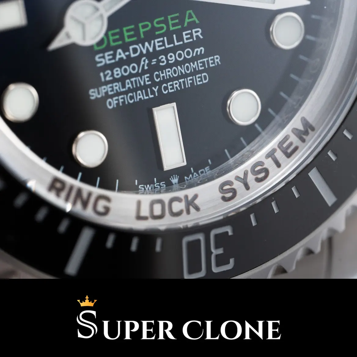 Deepsea 126660 Replica am Handgelenk, 44 mm Maxi-Gehäuse mit D-Blue-Verlaufzifferblatt