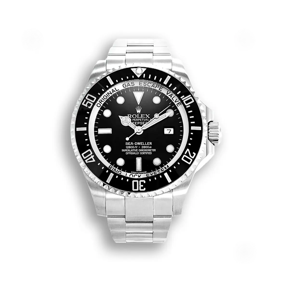 Rolex Deepsea 44mm Schwarz Zifferblatt 116660