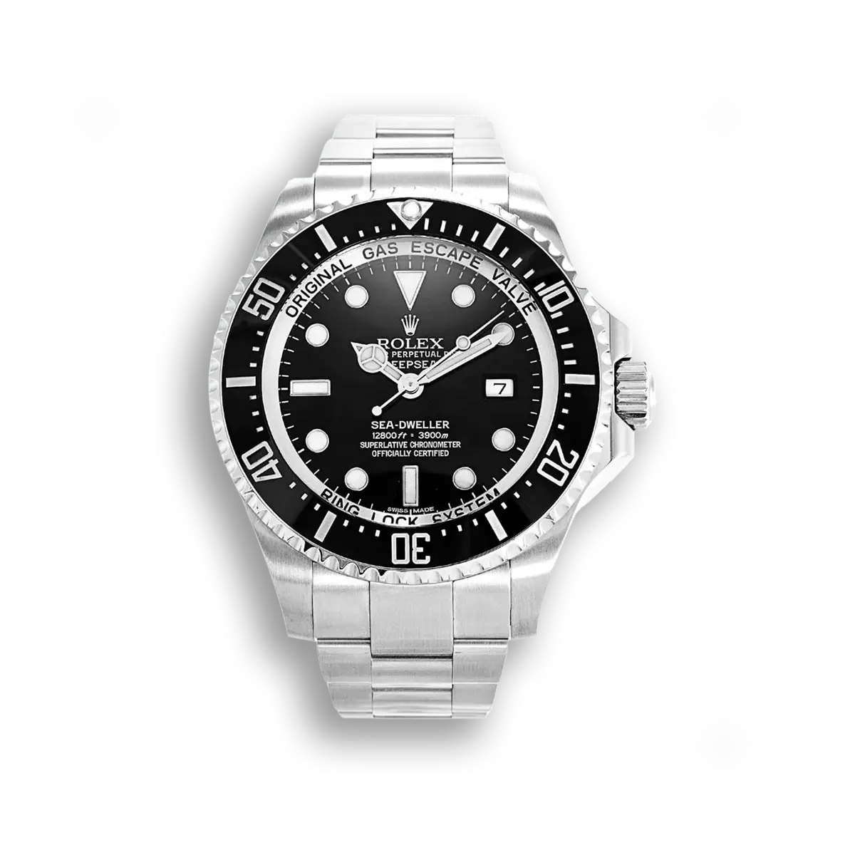 Rolex Deepsea 44mm Schwarz Zifferblatt 116660