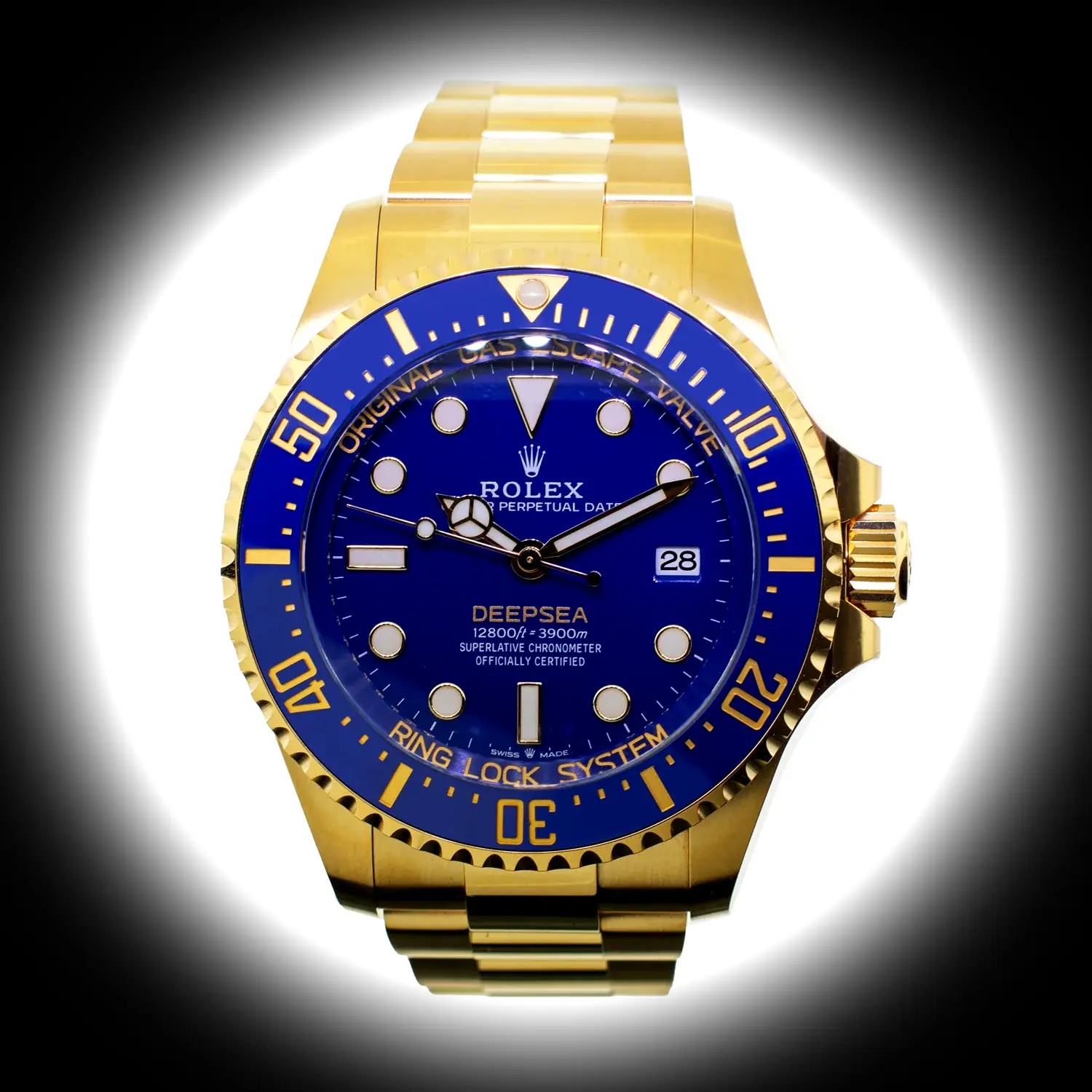 Rolex Deepsea 136668LB Schweizer Klon — Seitenprofil