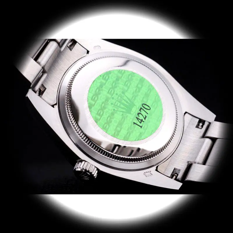 Explorer SRL15614270 Superclone Zifferblatt in schwarz — Lünette-Makro