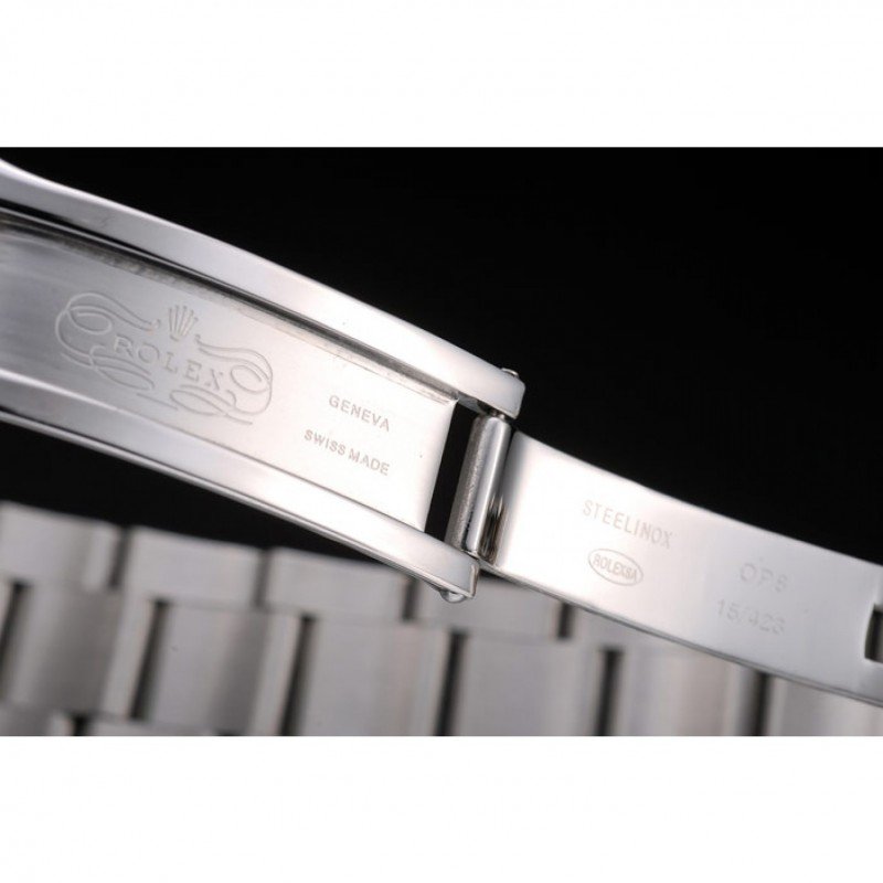 Rolex Explorer REP016820 Replica Zifferblatt in schwarz — Lünette-Makro