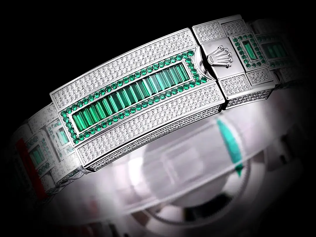 GMT-Master 116769TBR 1:1 Super Clone 40mm — Krone und Gehäuse Detail