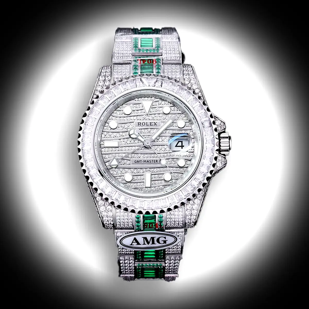 GMT-Master II 40mm 116769TBR Grün Diamonds Bracelet
