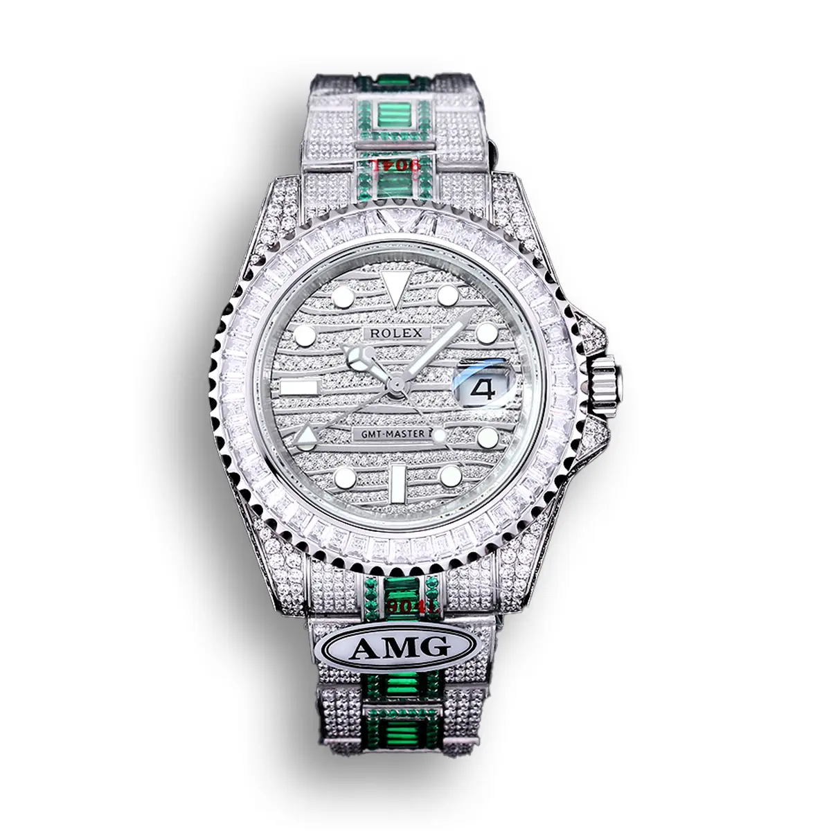 GMT-Master II 40mm 116769TBR Grün Diamonds Bracelet
