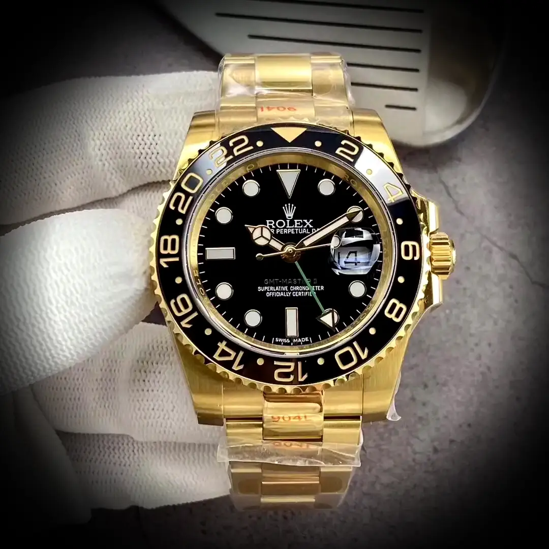 GMT-Master 126710BLRO-0001 Pepsi Super Clone 40mm — Zifferblatt-Nahaufnahme