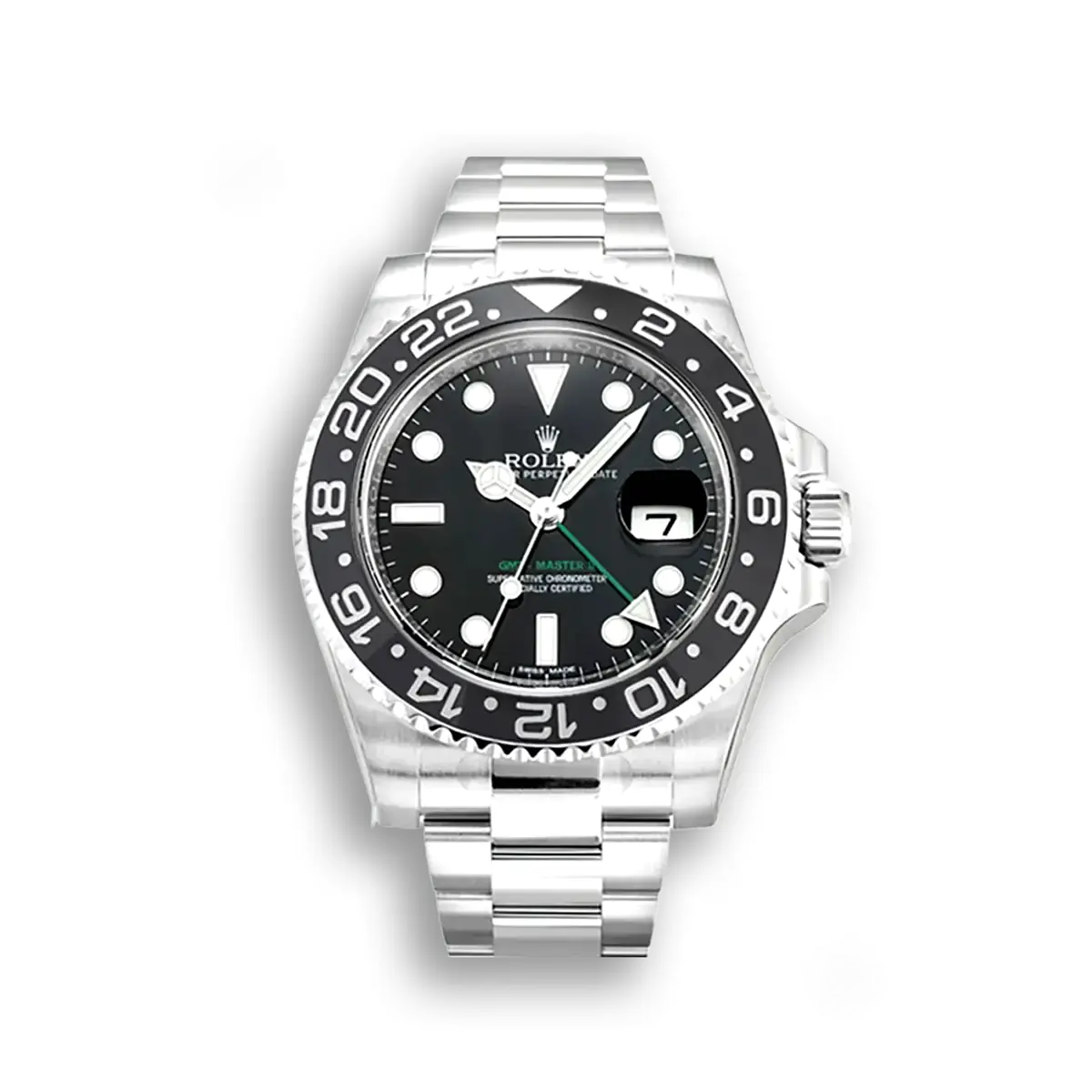 Rolex GMT-Master II 116710 - 40mm Schwarzes Zifferblatt Keramik-Lünette
