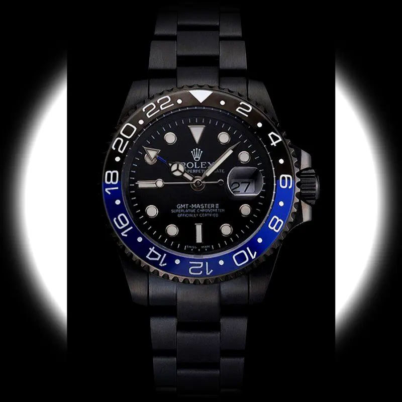 Rolex GMT-Master PR18239 Schweizer Replica 41mm — Zifferblatt-Nahaufnahme