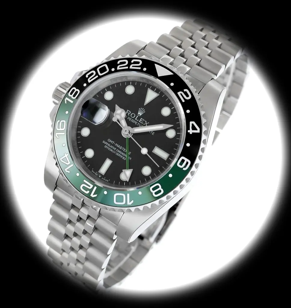GMT-Master 126720VTNR Sprite Super Clone 40mm — Zifferblatt-Nahaufnahme