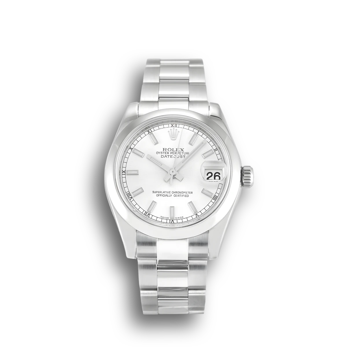 Rolex Lady-Datejust 178240 Silber Zifferblatt 30mm Oyster Edelstahl