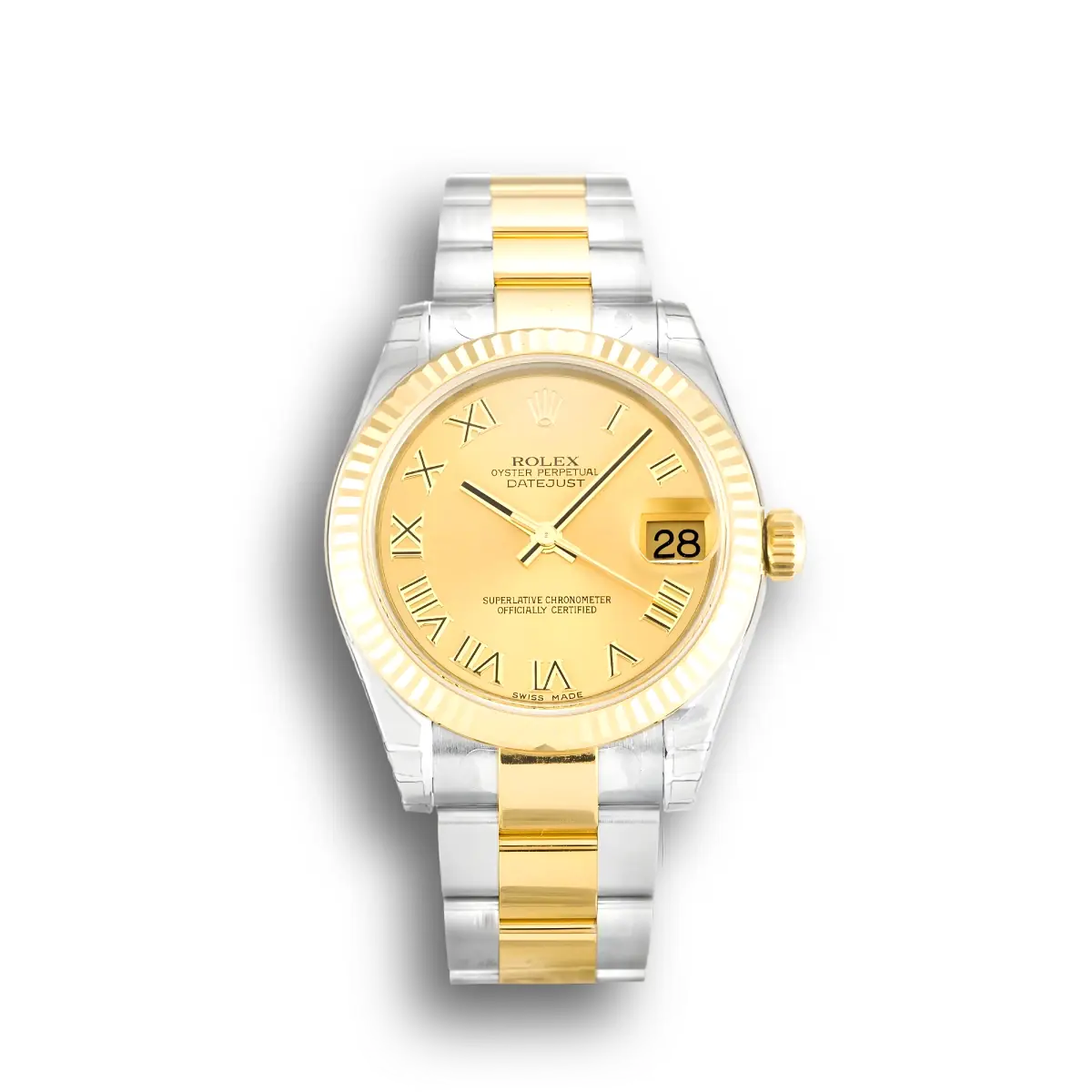 Rolex Lady-Datejust 178273 Champagner Zifferblatt 31mm Bicolor Edelstahl