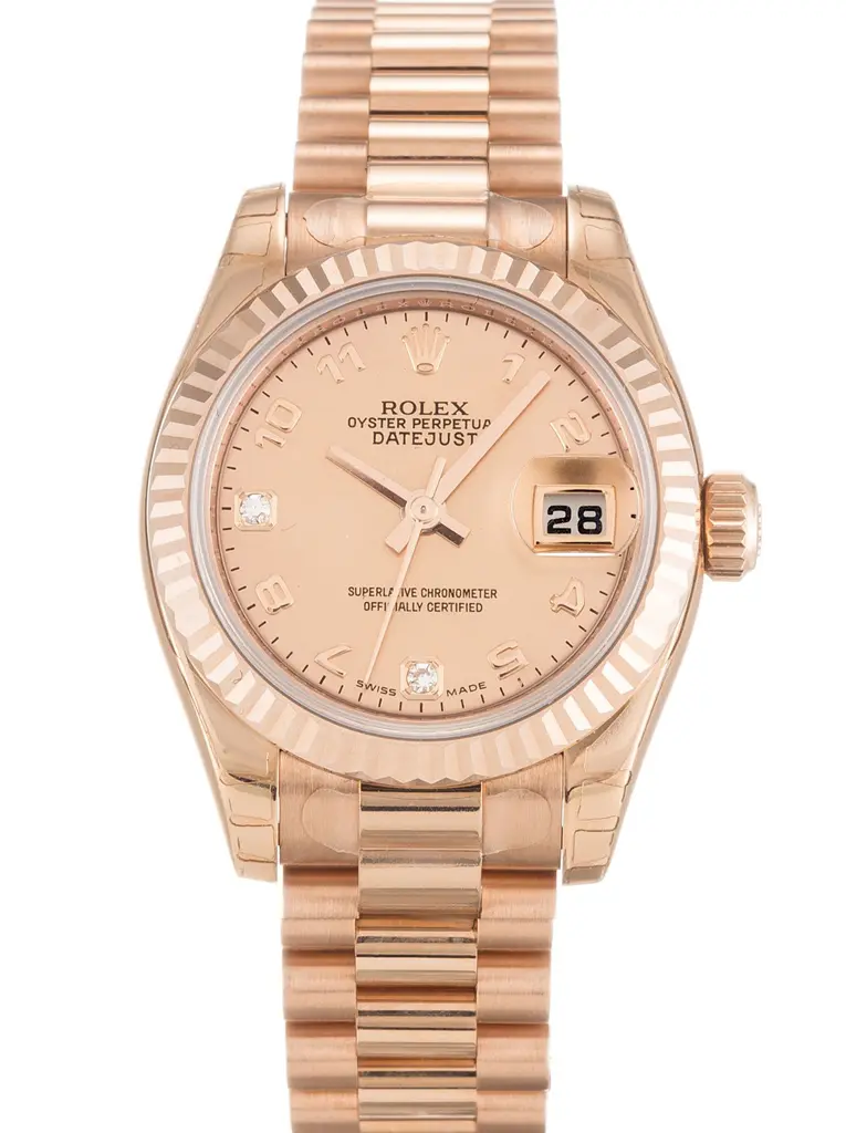 Rolex Lady Datejust 26mm Mother Of Pearl Goldust Zifferblatt 179175f