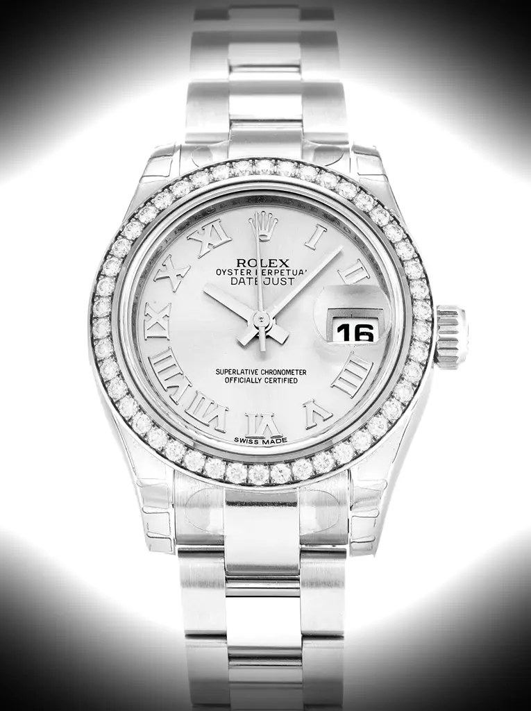 Rolex Lady Datejust 26mm Silber Zifferblatt 179384