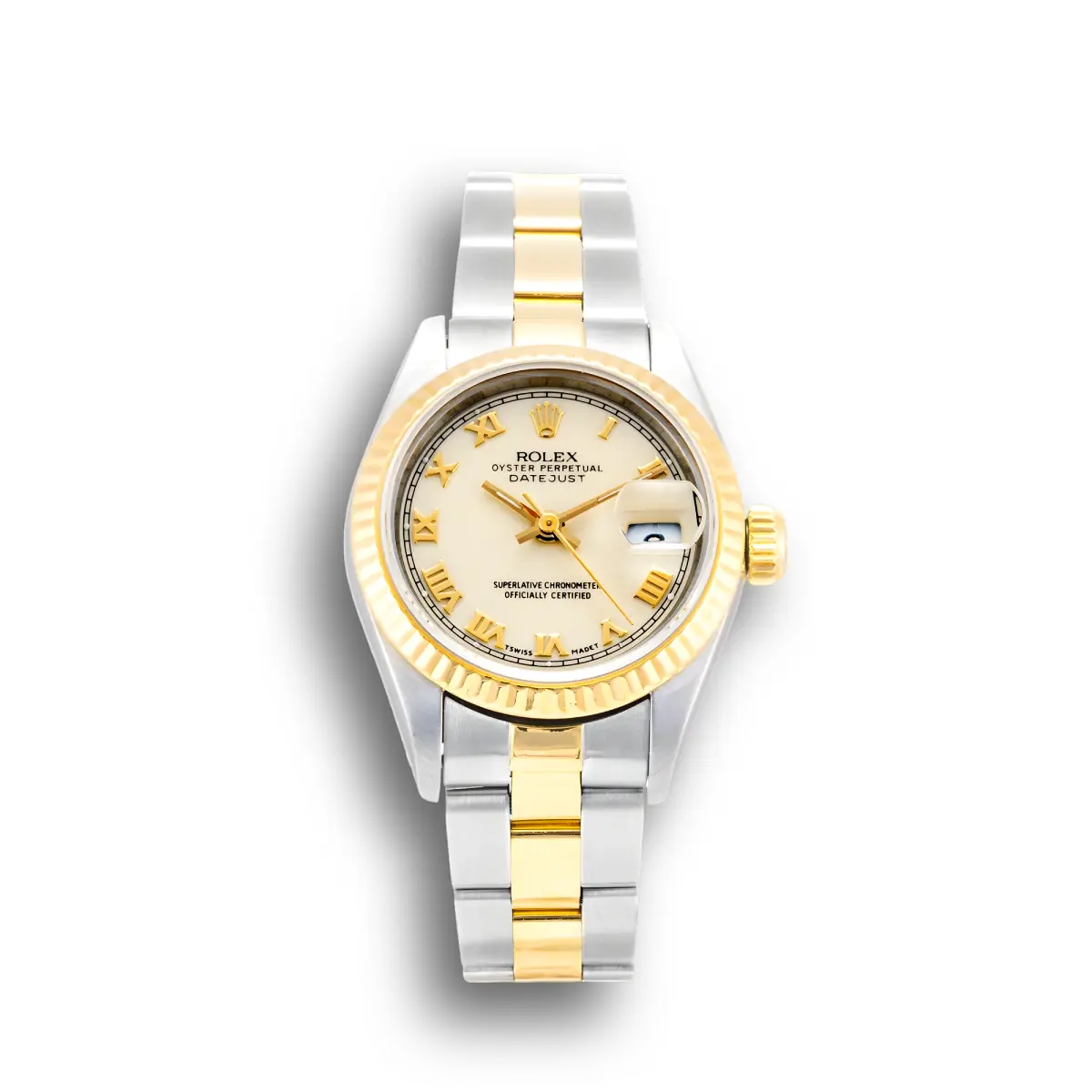Lady-Datejust 69173 26mm Classic Elfenbein-Zifferblatt