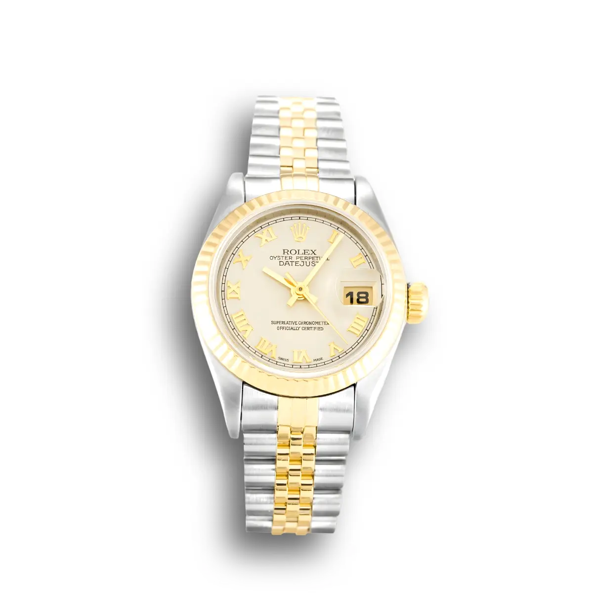 Lady-Datejust 69173 26mm with Ivory Pyramid Dial