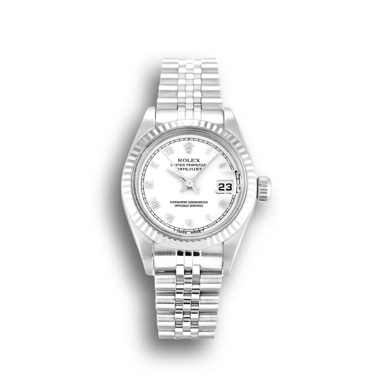 Lady-Datejust 69174 26mm Featuring Weiß Zifferblatt