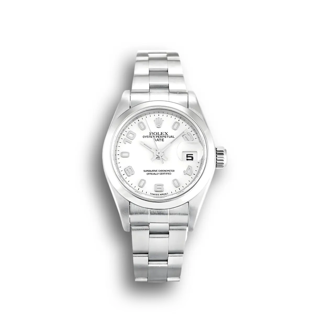 Lady-Datejust 79160 26mm with Elegant Weiß Zifferblatt
