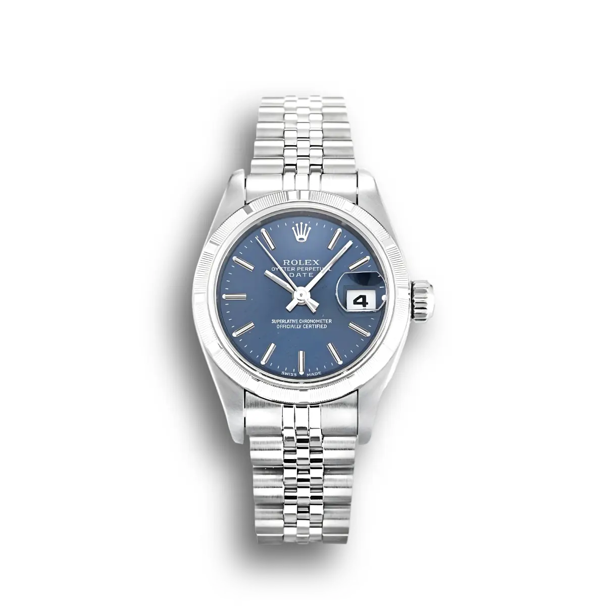 Rolex Lady-Datejust 79190 Blau Zifferblatt 26mm Classic Edelstahl