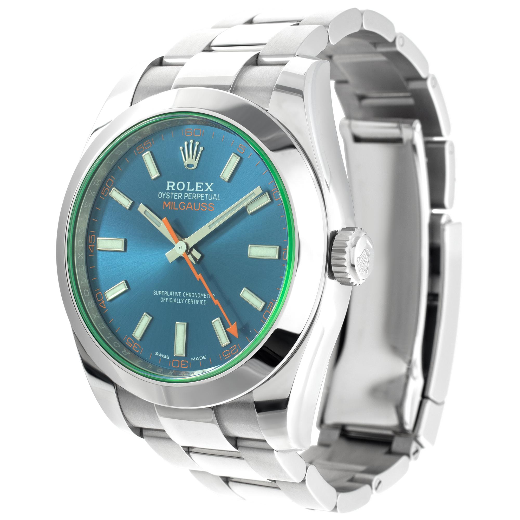 Milgauss 116400GV Replica 40mm — Zifferblatt-Nahaufnahme
