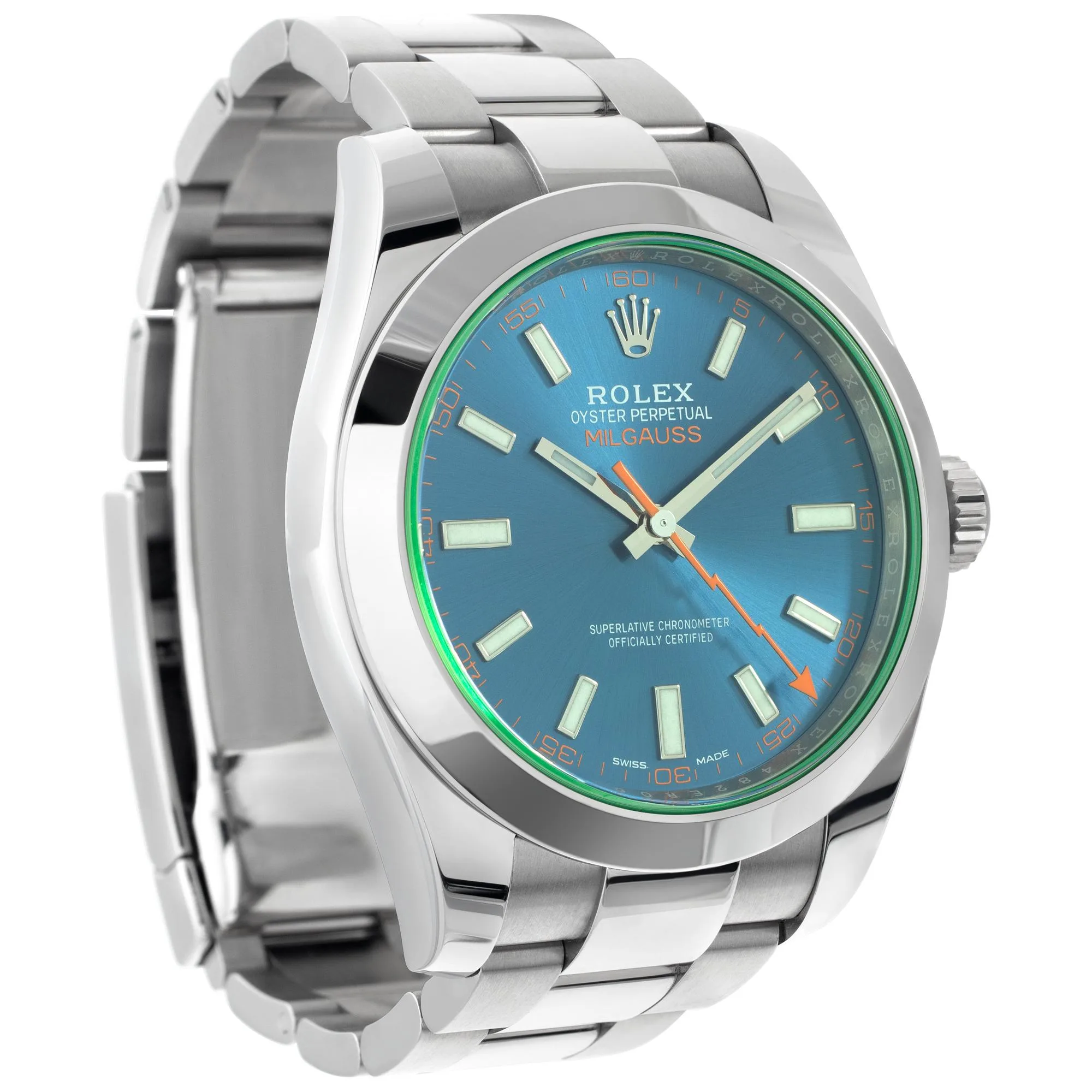 milgauss 116400GV Super Clone - Gehäusebodenansicht