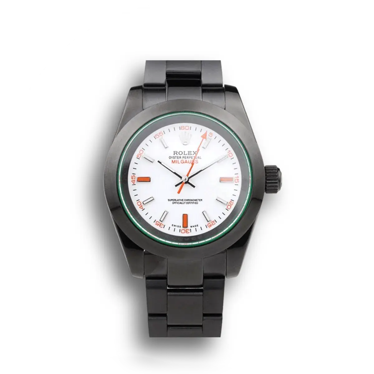 Rolex Milgauss 40mm Weißes Zifferblatt SC116610 Edelstahl Bracelet