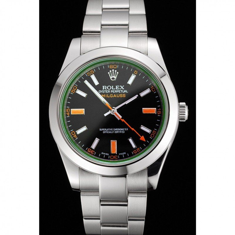 Rolex Milgauss REP016836 1:1 Replica 41mm — Zifferblatt-Nahaufnahme
