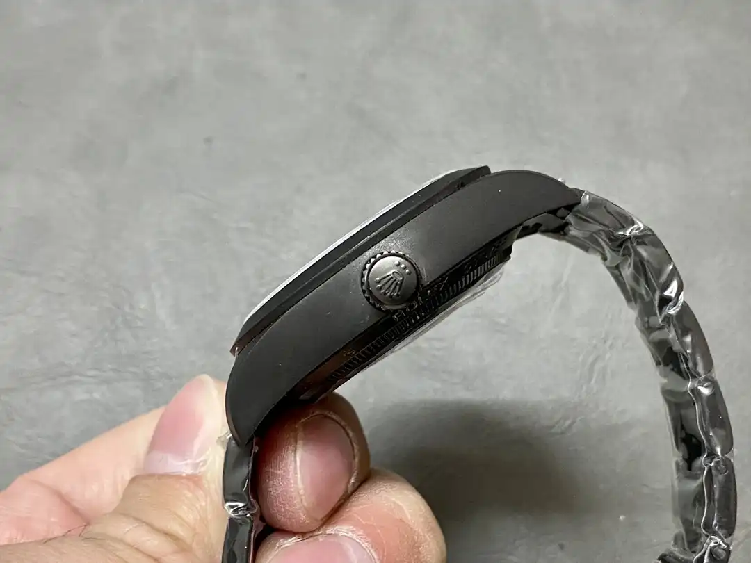 Milgauss SC116610 Klon Zifferblatt in silber — Lünette-Makro