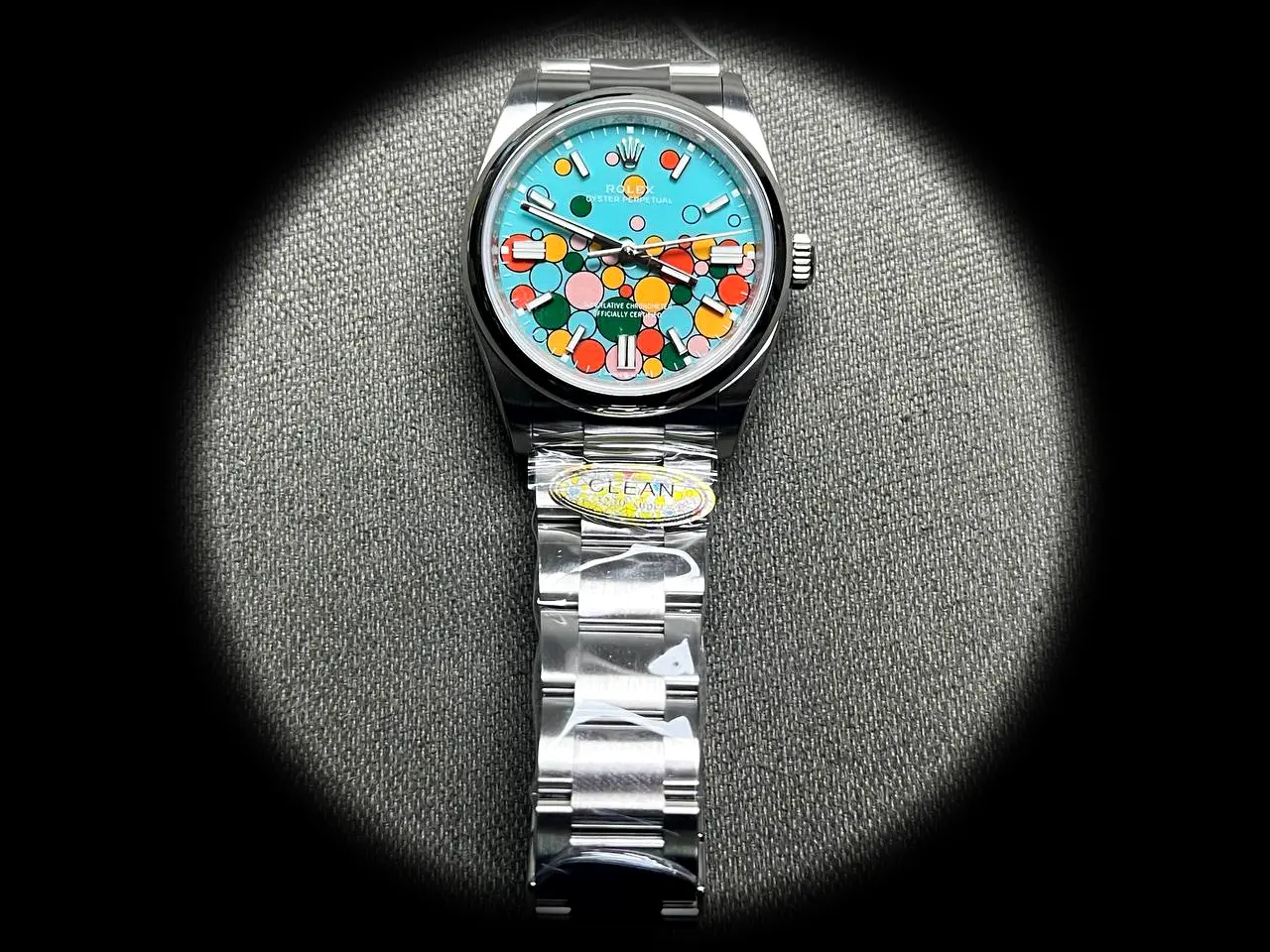 Rolex Oyster Perpetual 126000 Schweizer Replica 36mm — Zifferblatt-Nahaufnahme