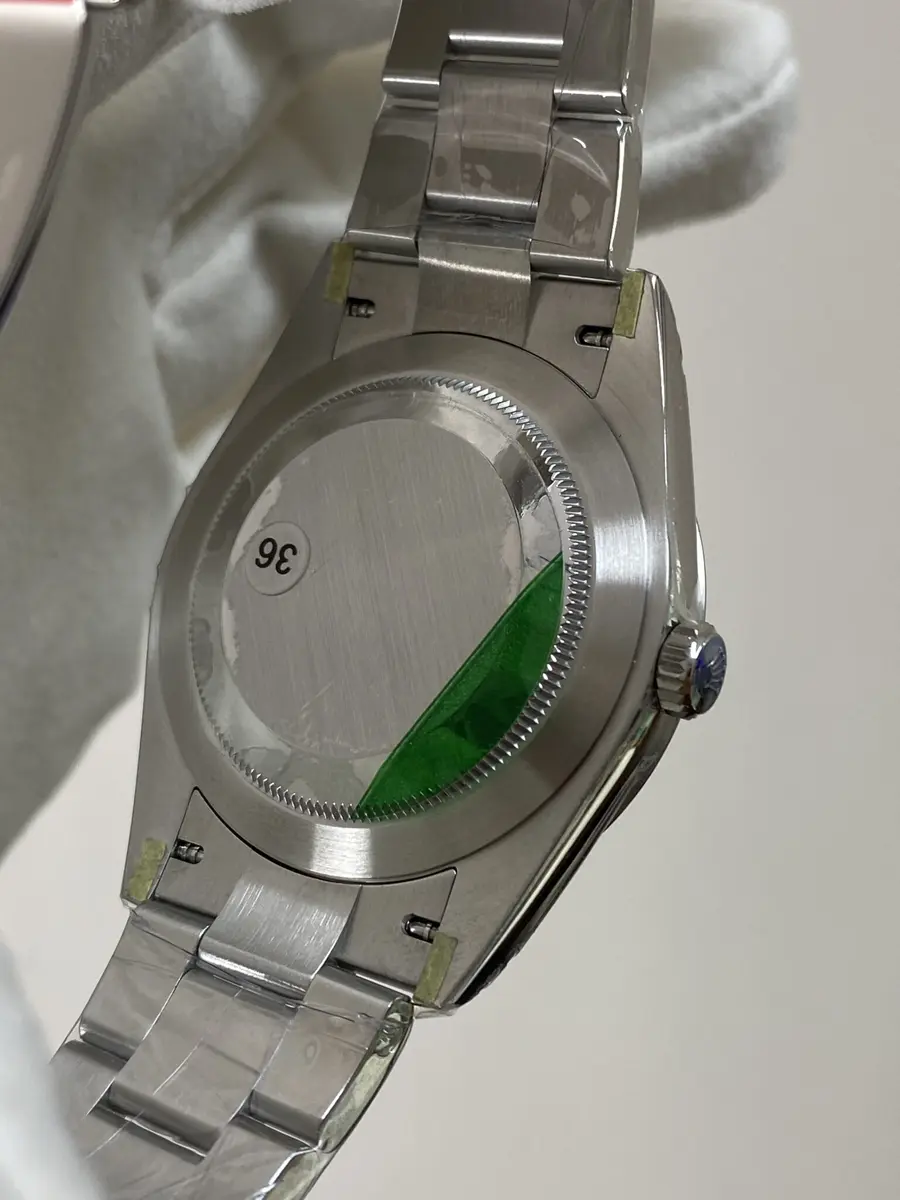 Rolex Oyster Perpetual 124300 Gelb, Gehäuseboden