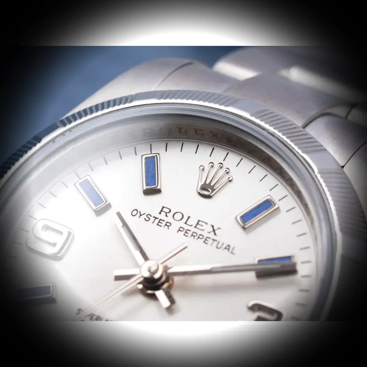 Oyster Perpetual 176210 Schweizer Replica 26mm — Handgelenksaufnahme