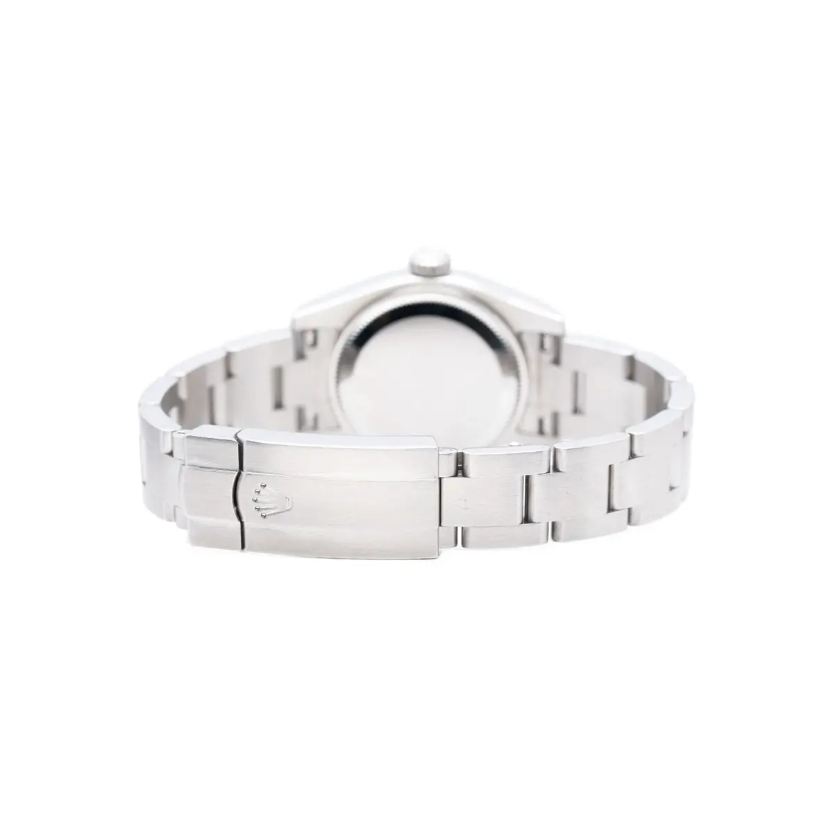 Oyster Perpetual 176210 Klon Zifferblatt in silber — Lünette-Makro