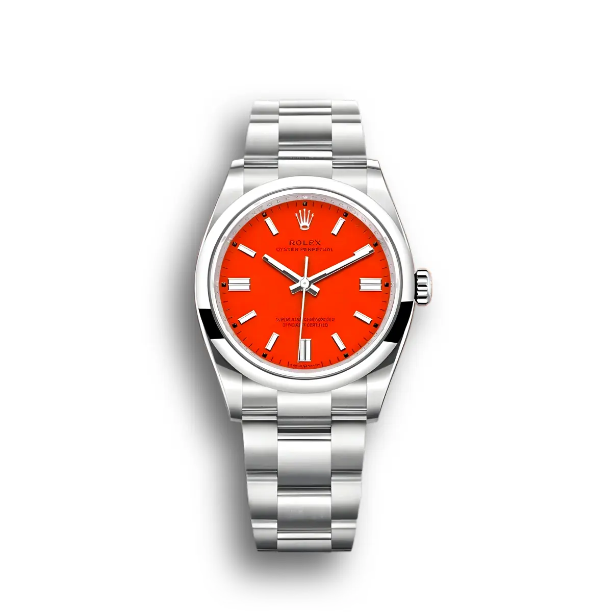 Oyster Perpetual 36mm Korall Rot Zifferblatt 126000