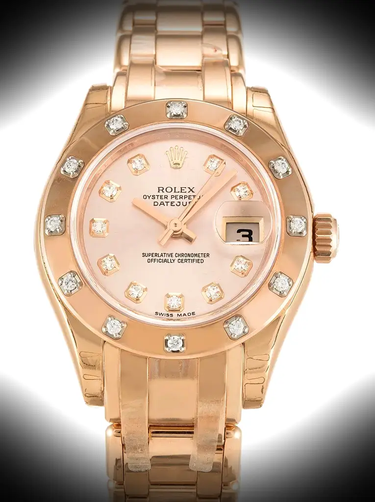 Rolex Pearlmaster 29mm Rose Zifferblatt 80315