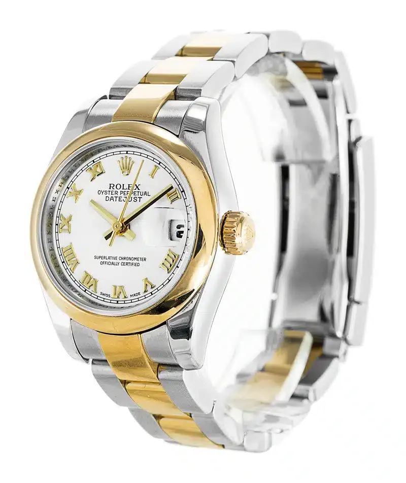 Rolex Datejust 179163 Nachbau 26mm, Zifferblatt-Nahaufnahme