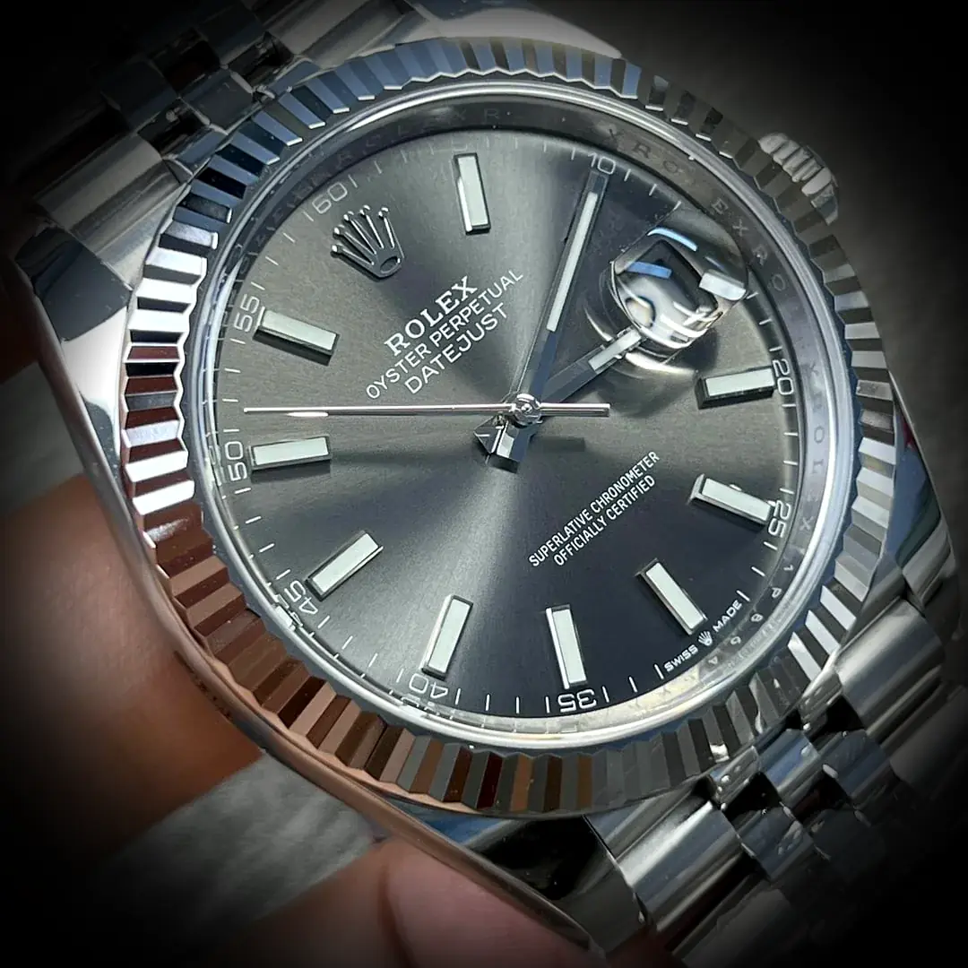 Datejust 126334 1:1 Super Clone 41mm — Zifferblatt-Nahaufnahme