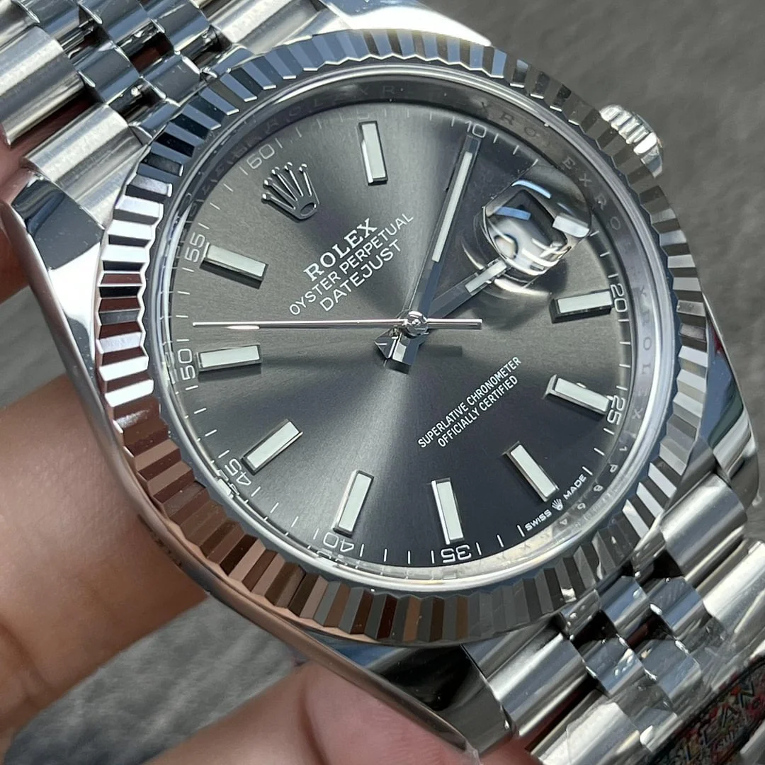 Datejust 126334 Nachbau 41mm — Zifferblatt-Nahaufnahme