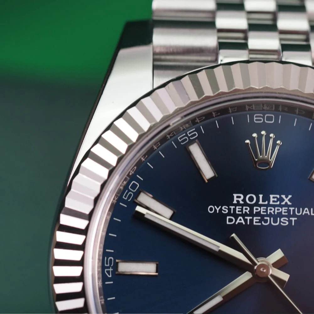 Rolex Datejust 126334 Super Clone Replica 41mm — Zifferblatt-Nahaufnahme