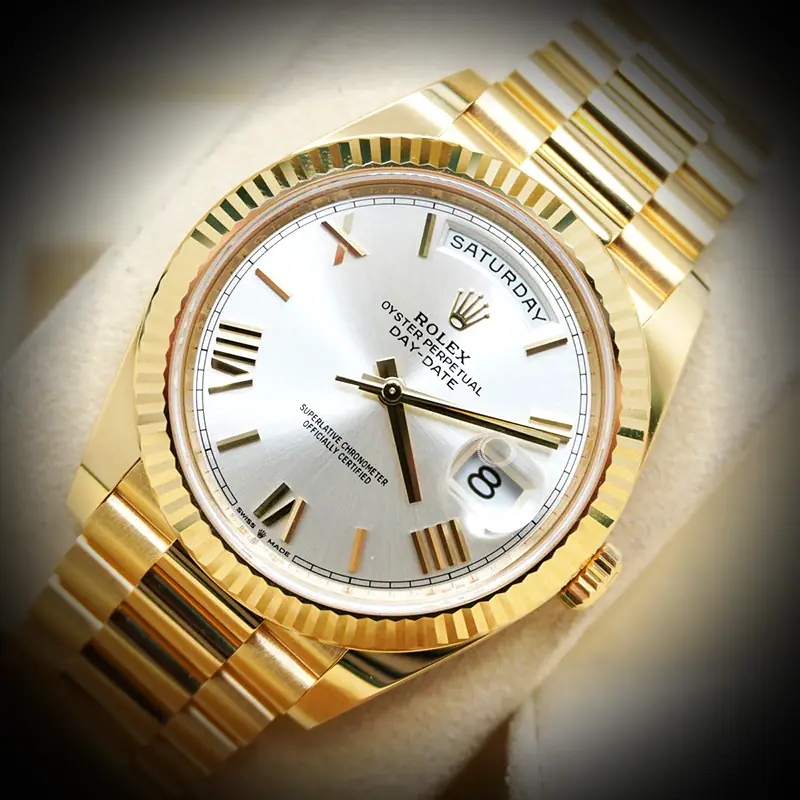Rolex Day-Date 228238 Super Clone 40mm — Zifferblatt-Nahaufnahme