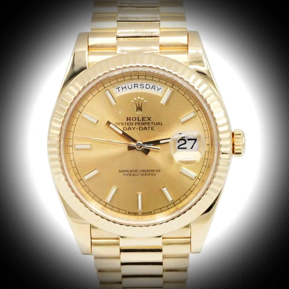 Rolex Day-Date 228238 Schweizer Klon 40mm — Vorderansicht