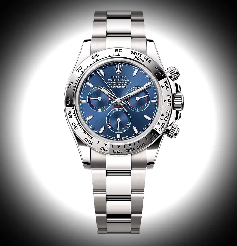 Rolex Daytona 126509 Bright Blau Zifferblatt Weißgold