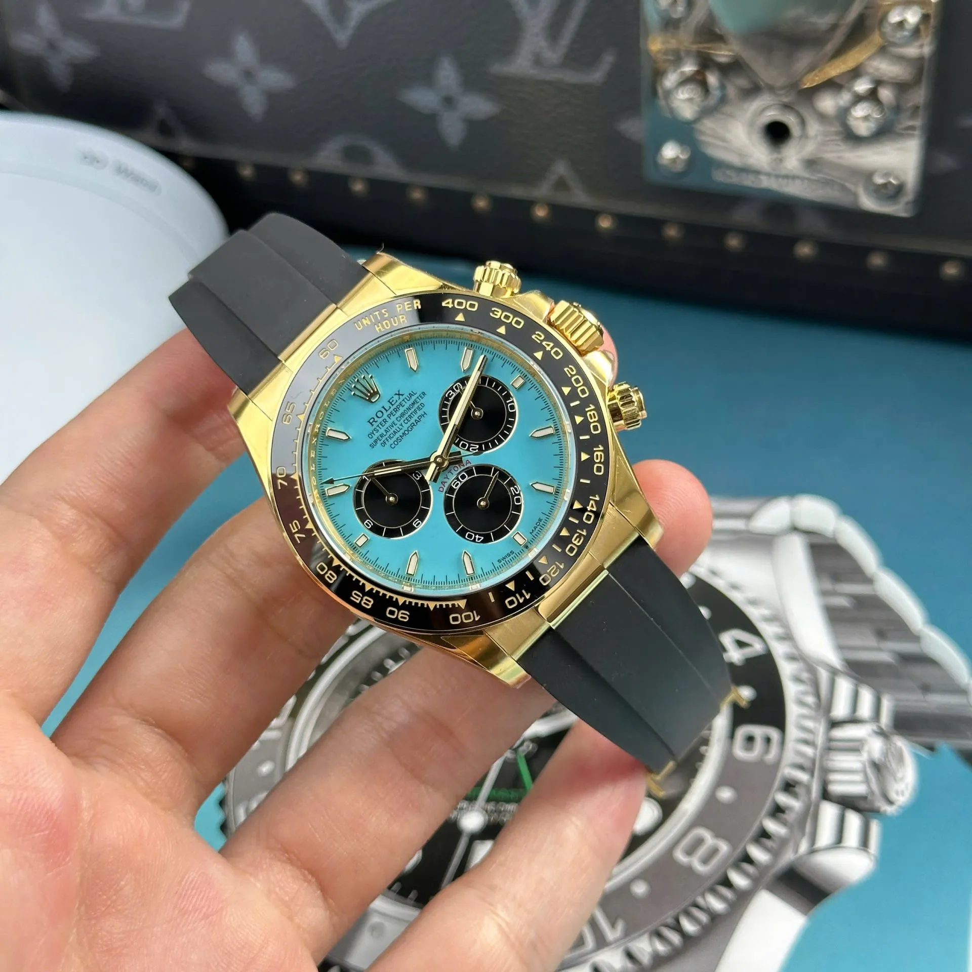 Rolex Daytona 126518LN Nachbau — Seitenprofil